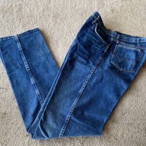 Men's Wrangler Denim W36 x L36 George Strait Cowboy Collection Straight Jeans